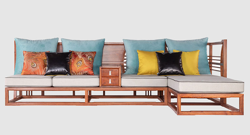 邯郸中式家居装修实木沙发组合家具效果图